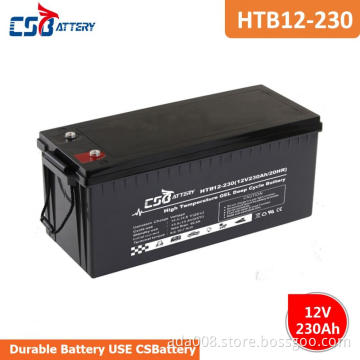 CSBattery 12V230Ah High Temperature Long Life Deep Cycle GEL Battery